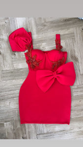 Boned diamond dress