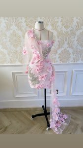 Flower train dress