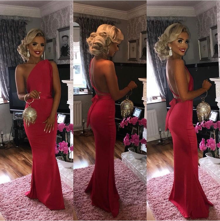 Floor length multi-way dress