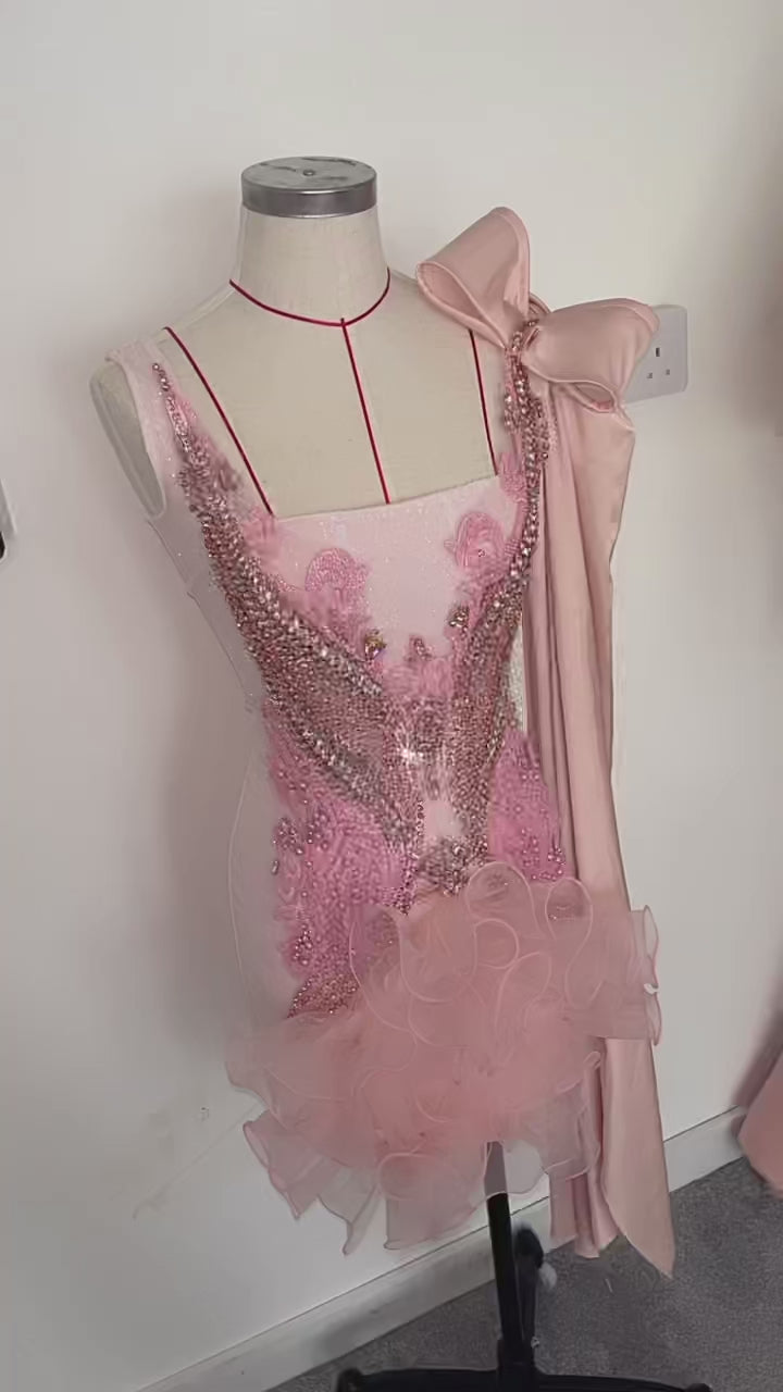 Pink Diamond butterfly dress