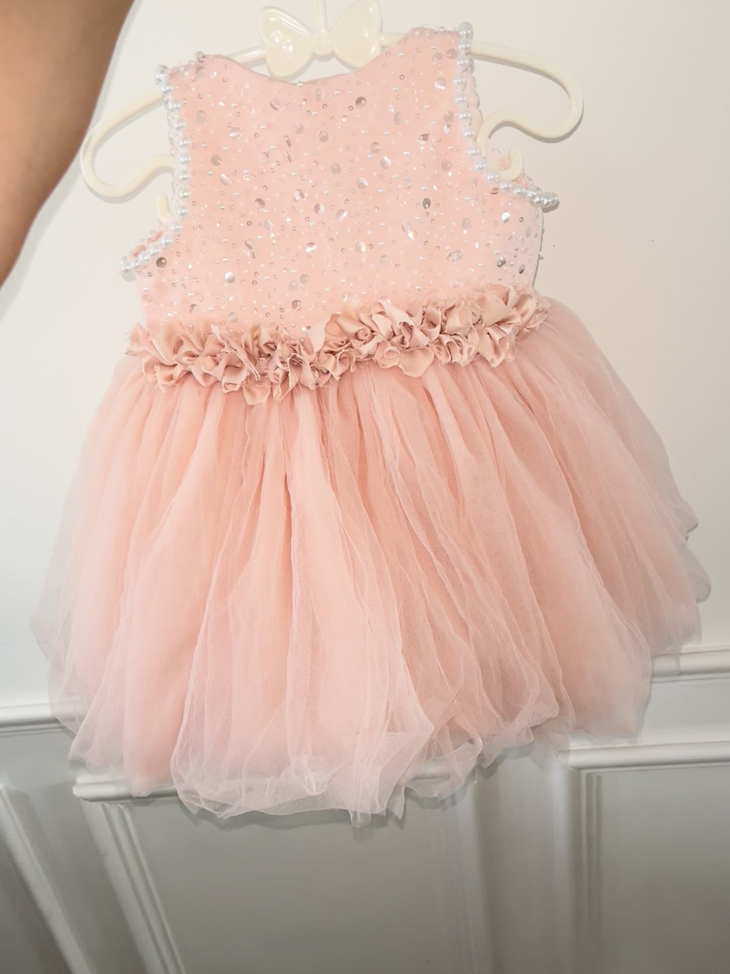 Beaded Flower girl dress