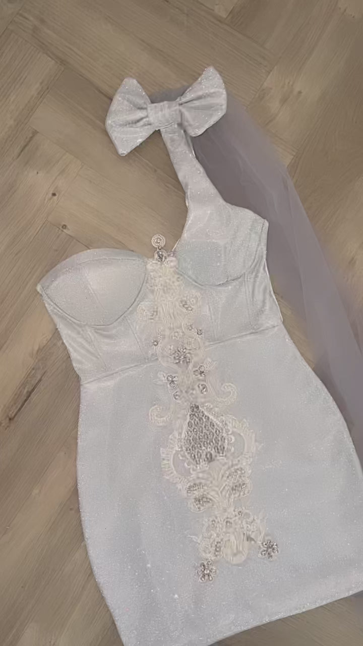 Sparkle boned dress