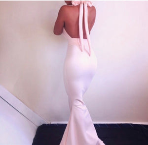 High neck dress