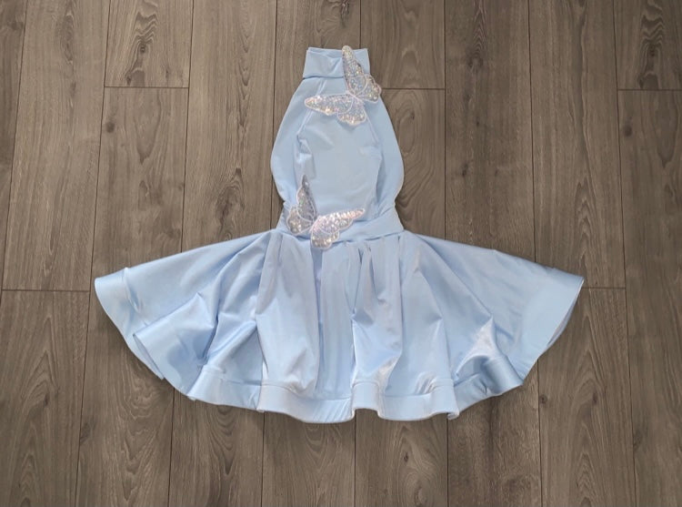 Butterfly skater dress