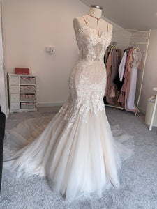 Fully beaded Wedding dress