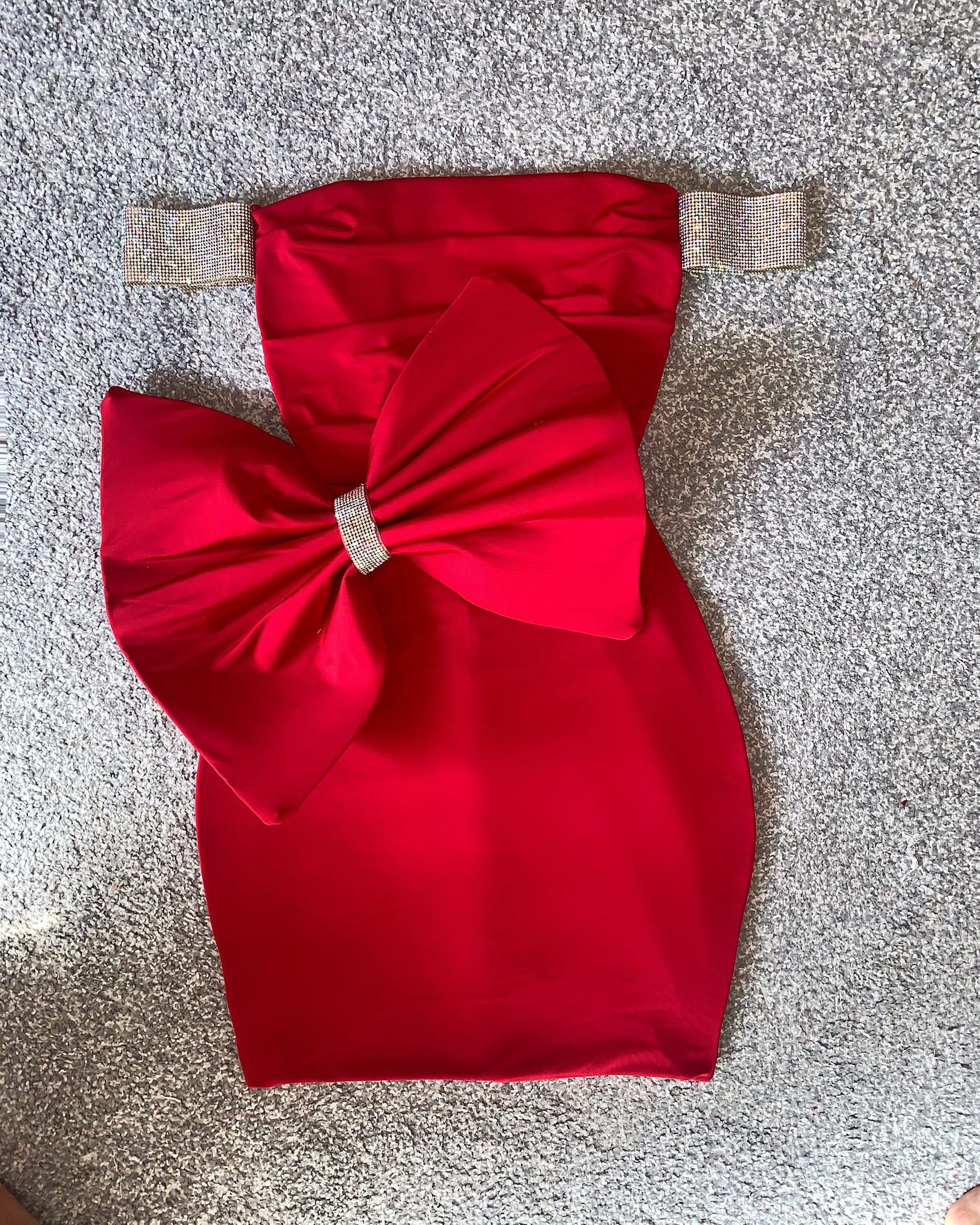 Bow front dress