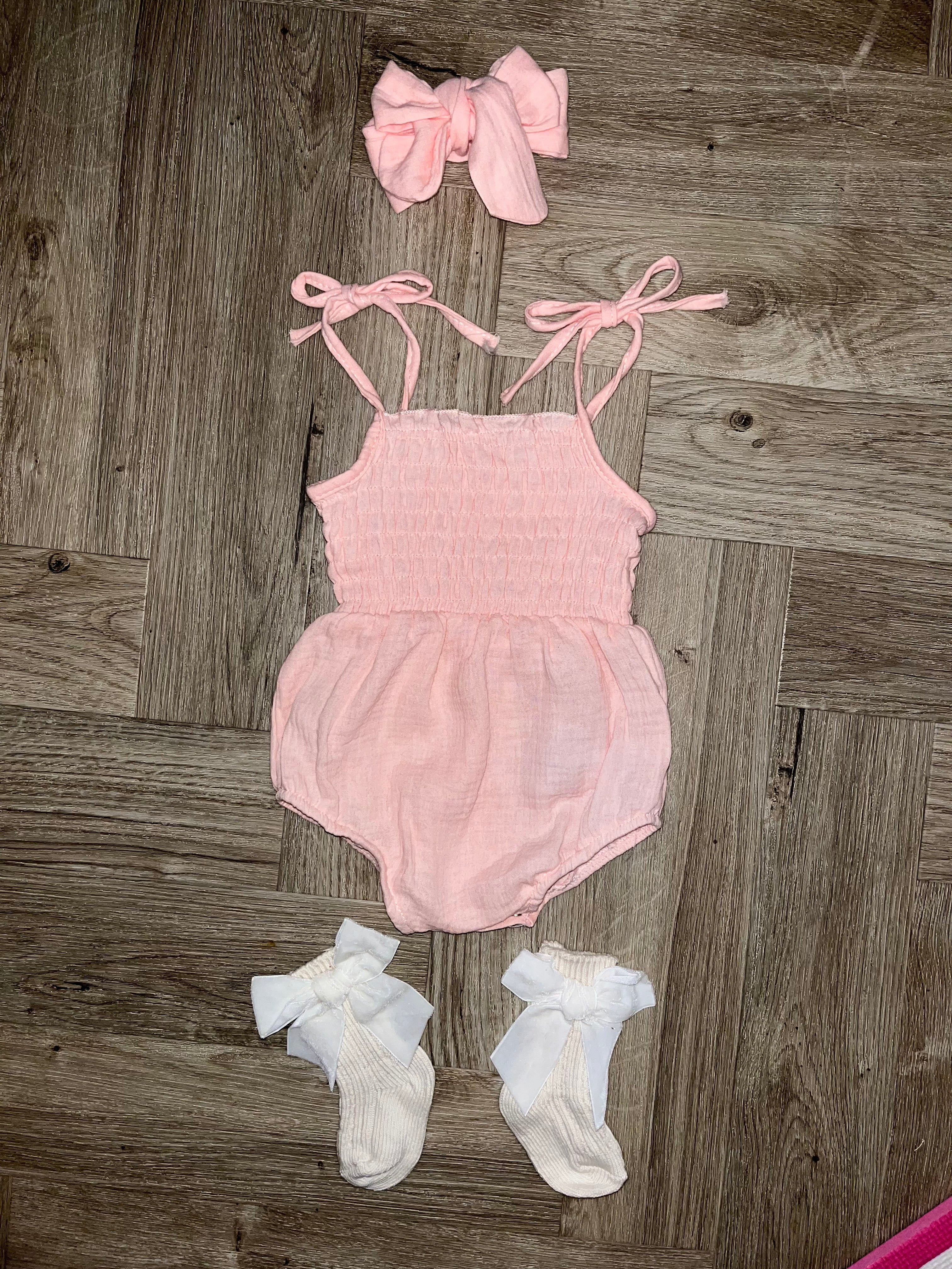 Poppy Romper with headband