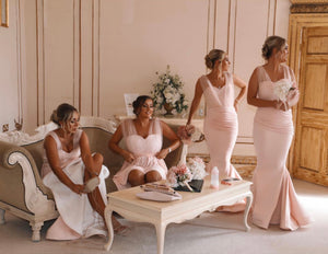 bridal beaded floor length dress