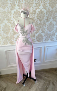 Crystal front dress