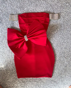 Bow front dress