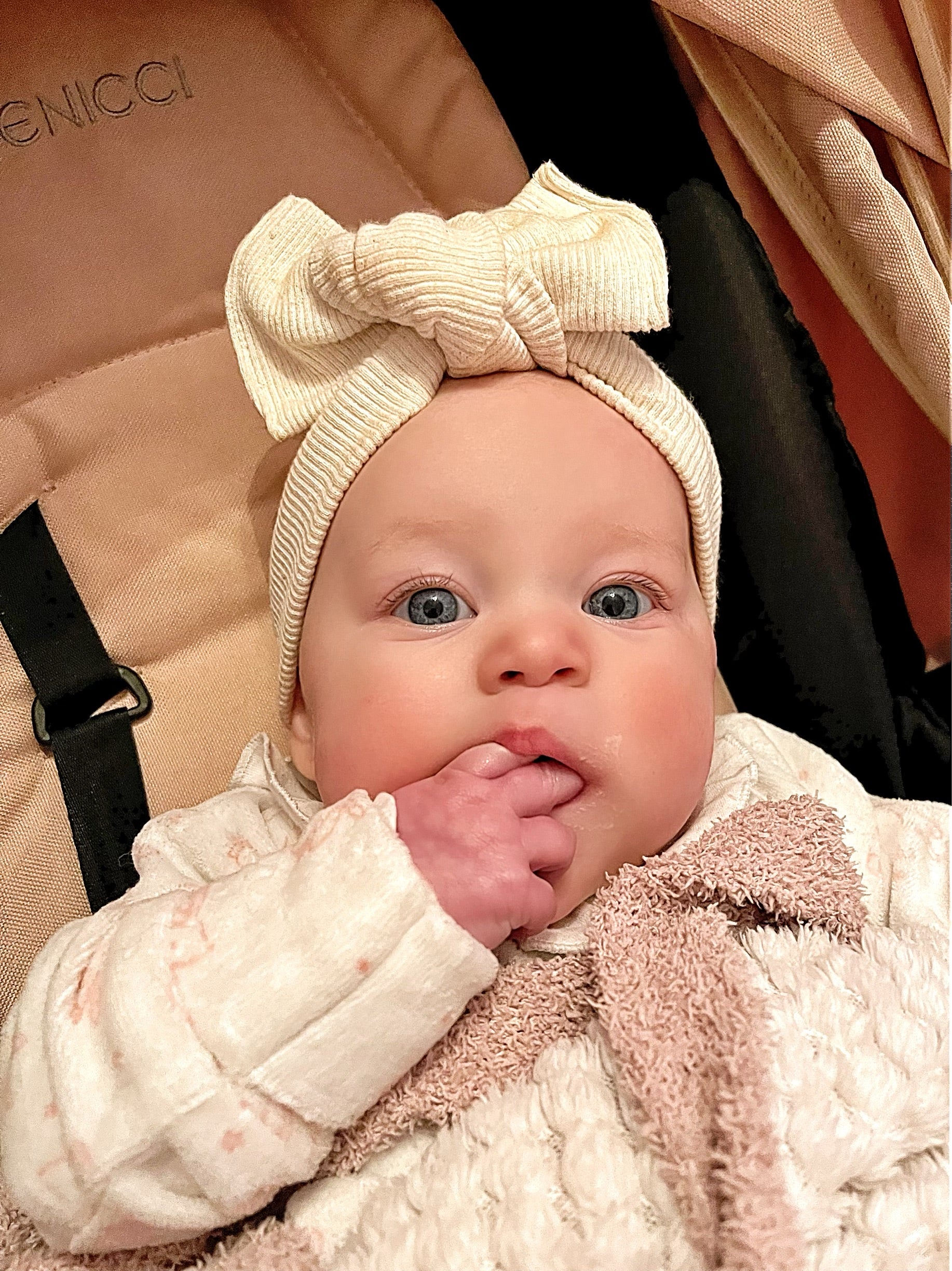 Chunky bow headband