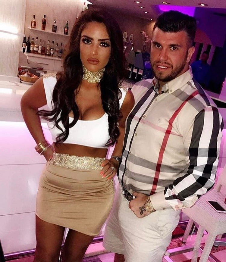 Two piece and choker set.
