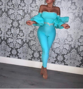 Bardot Ruffle jumpsuit