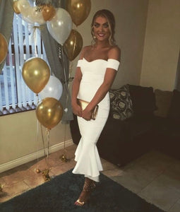 Bardot sweetheart dress