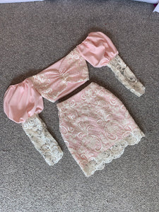 Lace two piece set