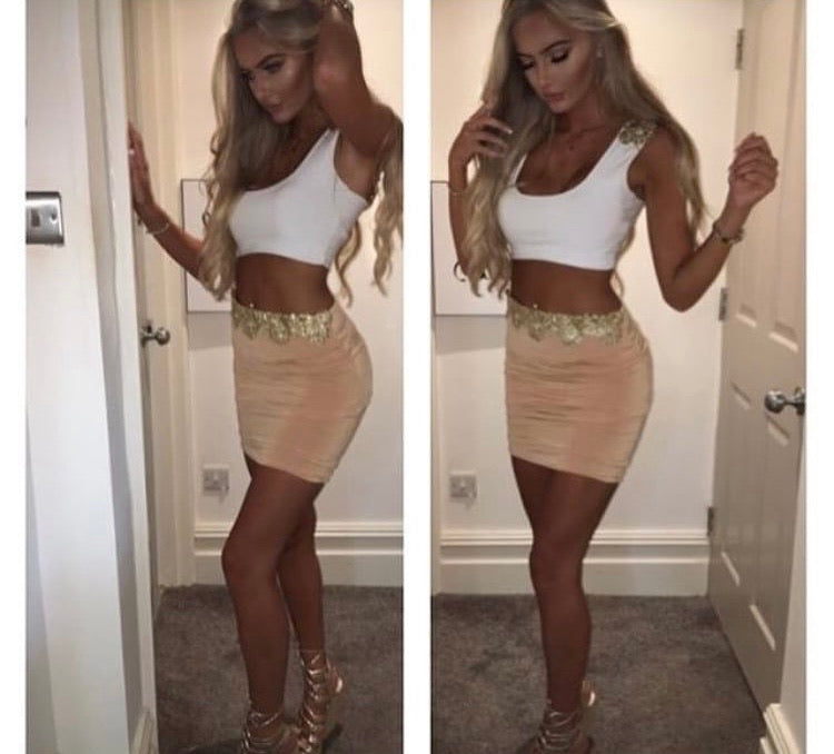 Detailed two piece set