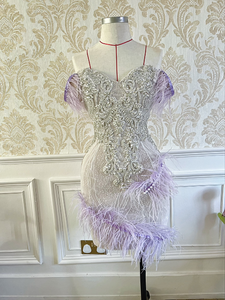Diamond feather dress