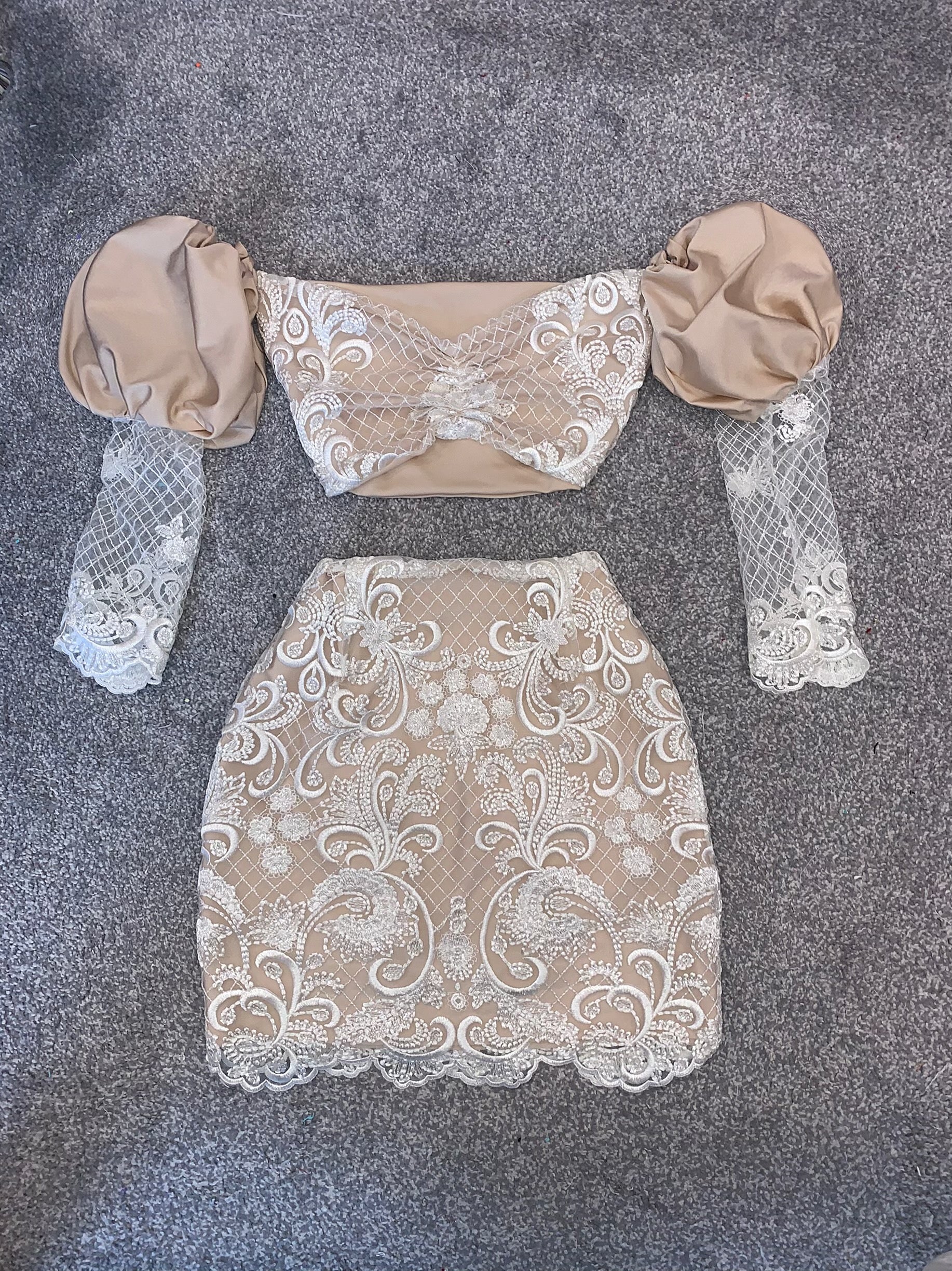 Lace two piece set