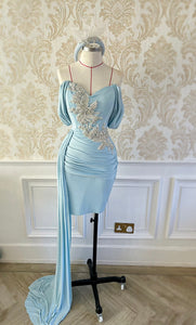 Crystal front dress
