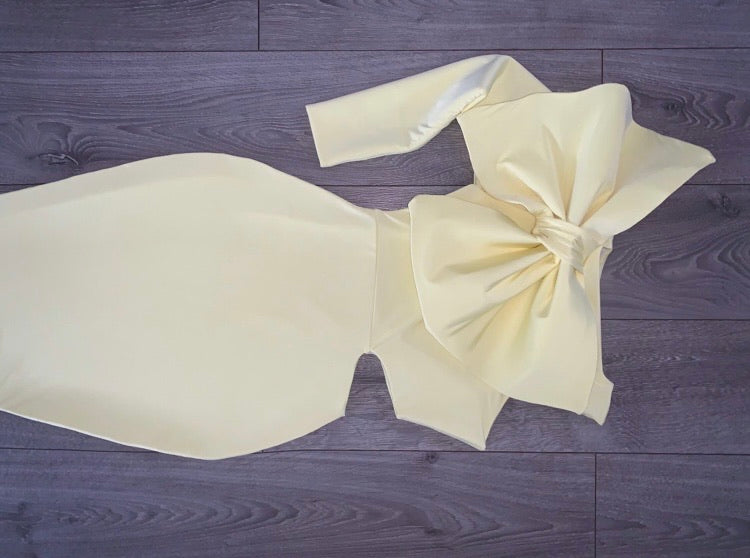 Bow front dress