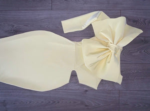 Bow front dress