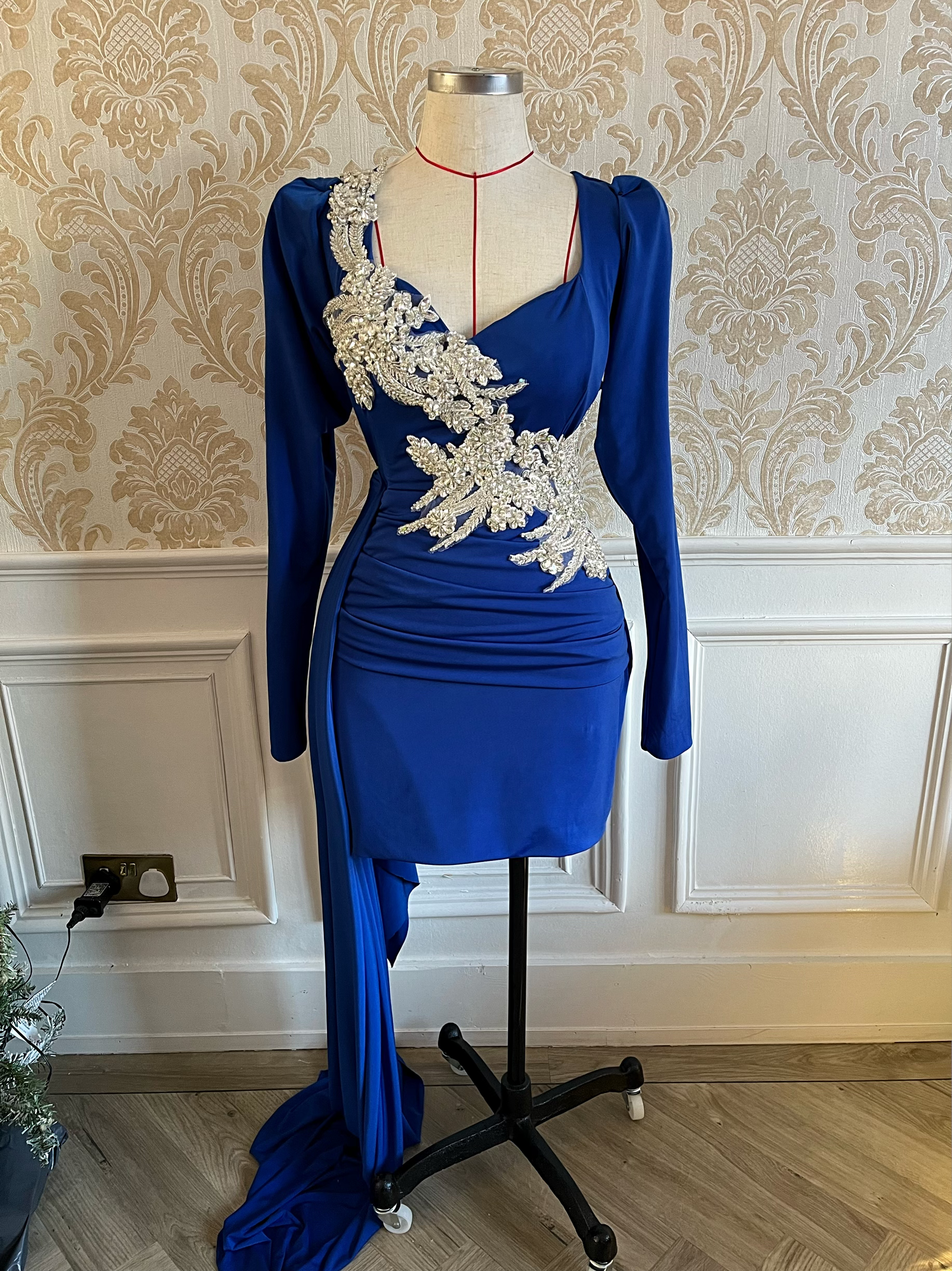 Crystal front dress