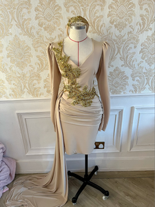 Crystal front dress