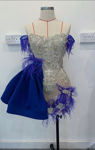 Diamond feather dress