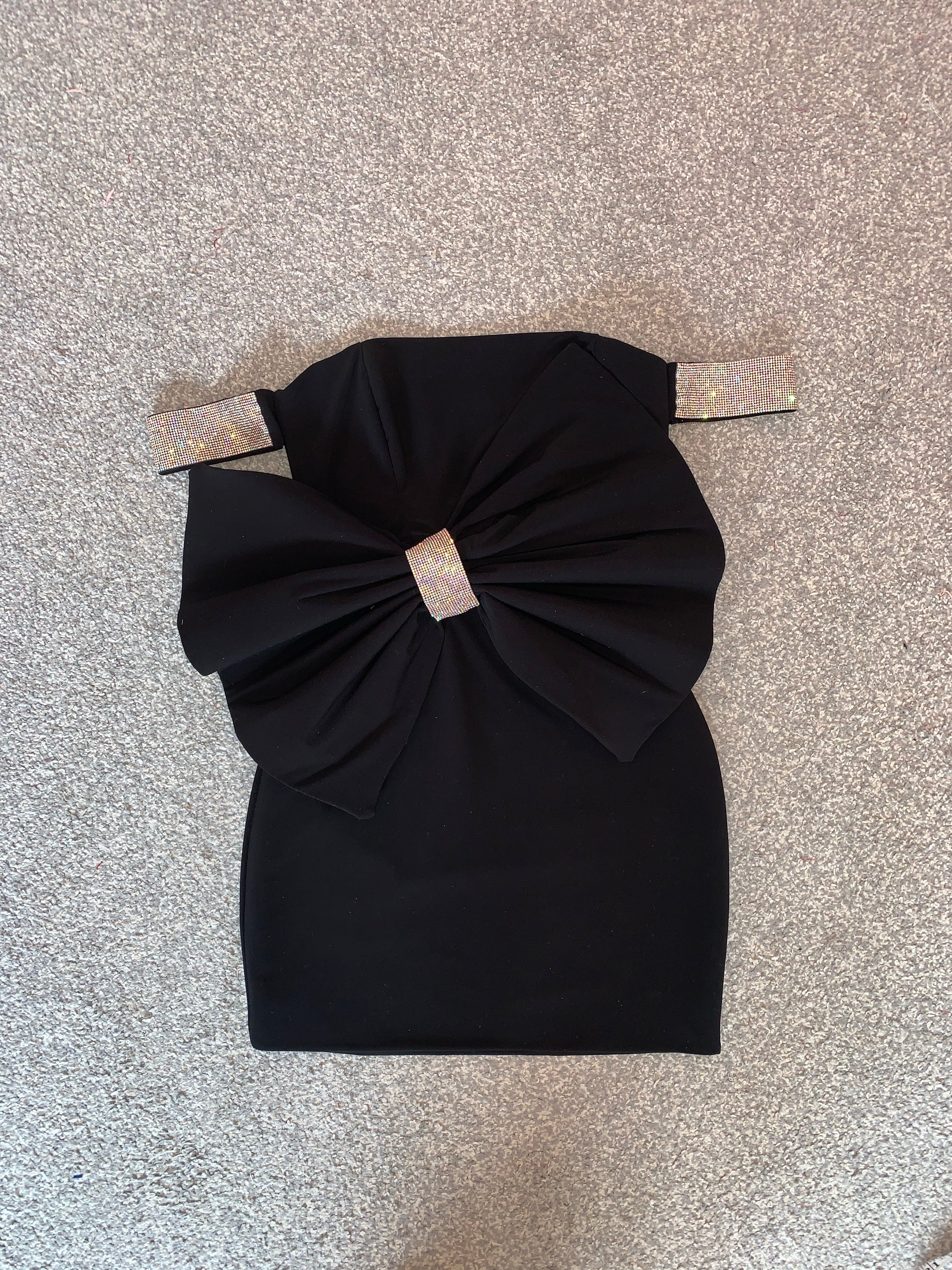 Bow front dress