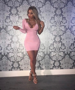 Dress with bralette